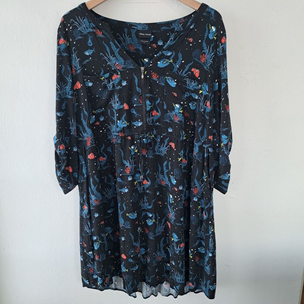 Torrid Disney Pixar Nemo Dory Marlin Sea Life Dress Size 2X Disneybound World